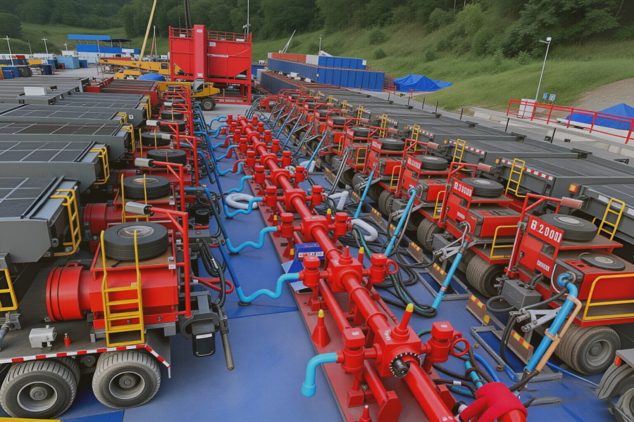 High-pressure fracturing